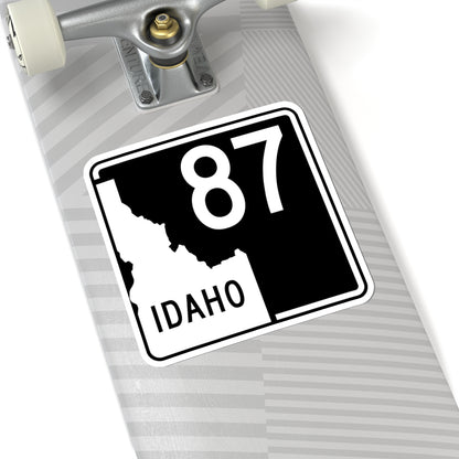 ID-87 (Idaho) (Road Sign) STICKER Vinyl Kiss-Cut Decal