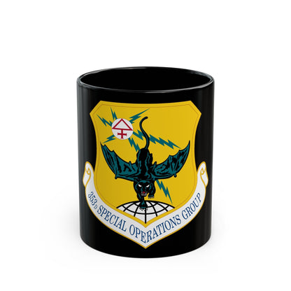 353d Special Operations Group (U.S. Air Force) Black Coffee Mug-11oz-The Sticker Space