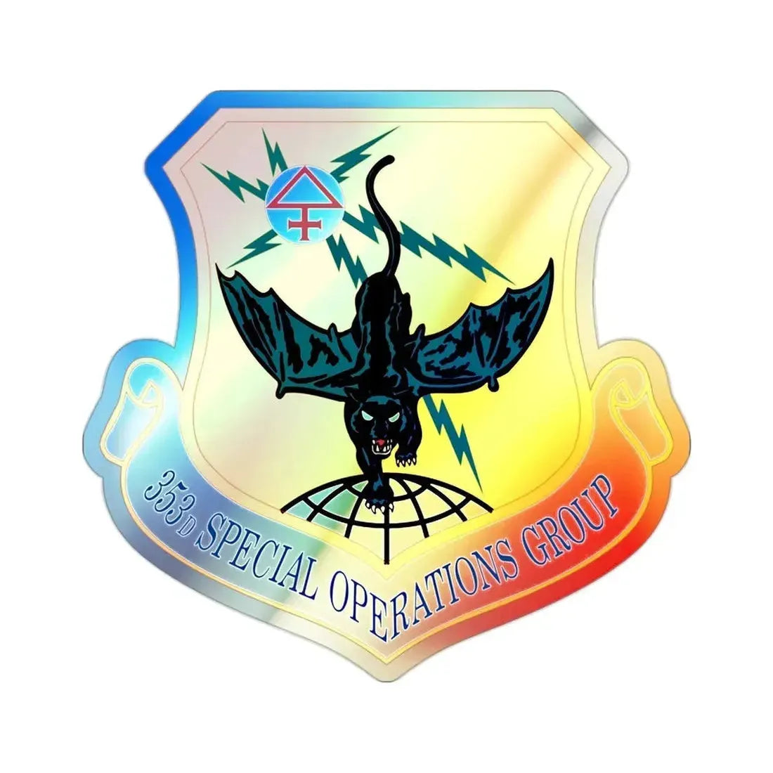 353d Special Operations Group (U.S. Air Force) Holographic STICKER Die-Cut Vinyl Decal - The Sticker Space