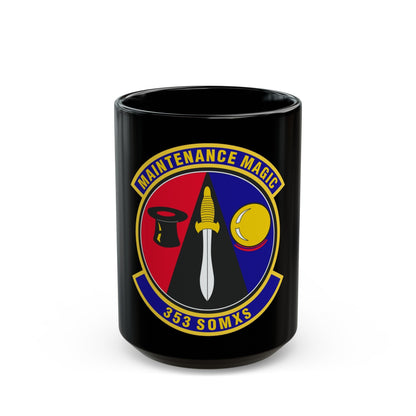 353d Special Operations Maintenance Squadron (U.S. Air Force) Black Coffee Mug-15oz-The Sticker Space