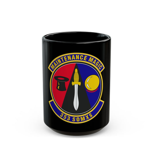 353d Special Operations Maintenance Squadron (U.S. Air Force) Black Coffee Mug-15oz-The Sticker Space