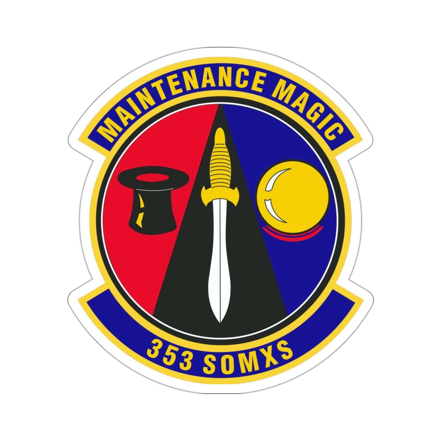 353d Special Operations Maintenance Squadron (U.S. Air Force) STICKER Vinyl Die-Cut Decal-3 Inch-The Sticker Space