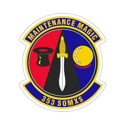 353d Special Operations Maintenance Squadron (U.S. Air Force) STICKER Vinyl Die-Cut Decal - The Sticker Space