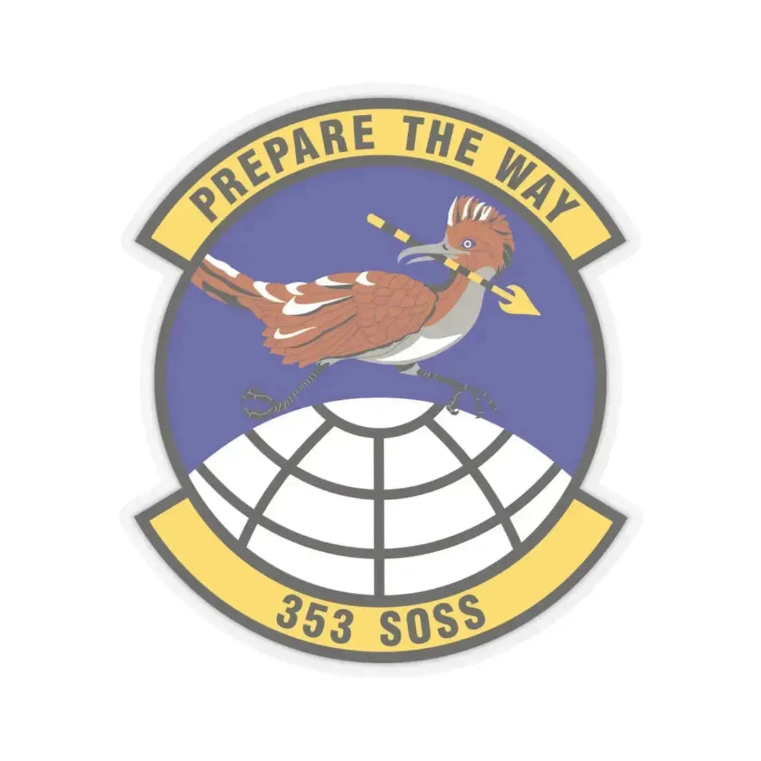 353d Special Operations Support Squadron (U.S. Air Force) STICKER Vinyl Kiss-Cut Decal 3 Inch Transparent - The Sticker Space