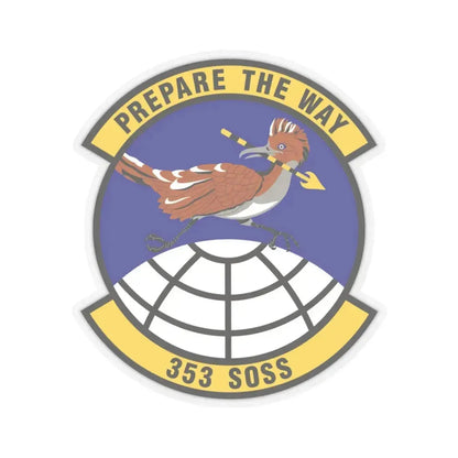 353d Special Operations Support Squadron (U.S. Air Force) STICKER Vinyl Kiss-Cut Decal 3 Inch Transparent - The Sticker Space