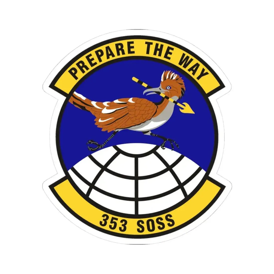 353d Special Operations Support Squadron (U.S. Air Force) STICKER Vinyl Kiss-Cut Decal 3 Inch White - The Sticker Space