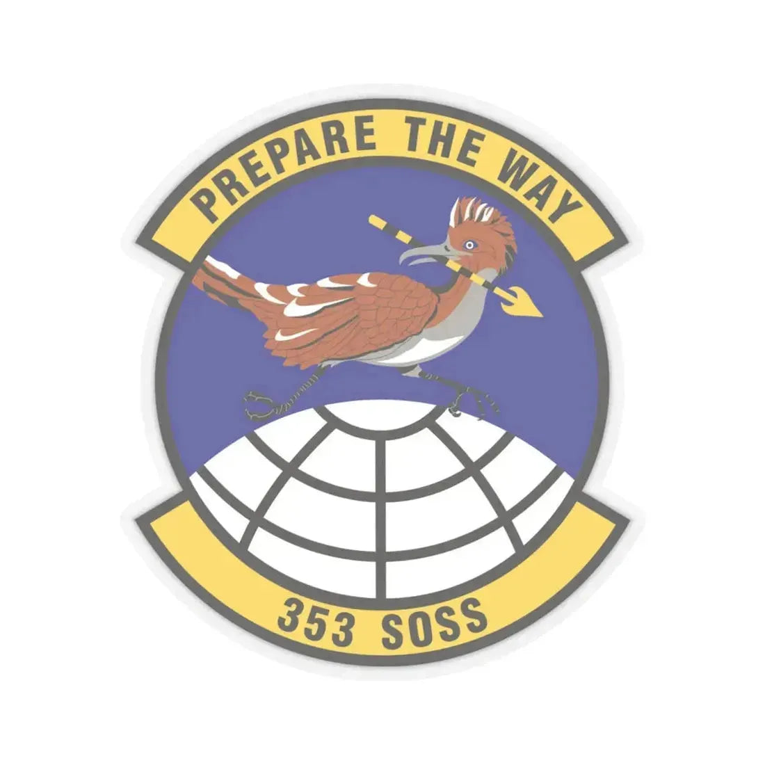 353d Special Operations Support Squadron (U.S. Air Force) STICKER Vinyl Kiss-Cut Decal 6 Inch Transparent - The Sticker Space