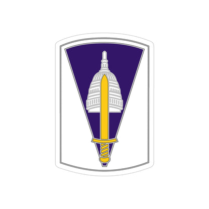 354 Civil Affairs Brigade 2 (U.S. Army) REVERSE PRINT Transparent STICKER-6" × 6"-The Sticker Space