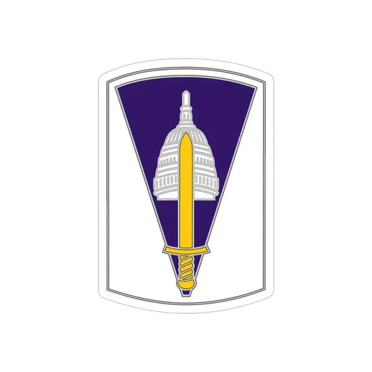 354 Civil Affairs Brigade 2 (U.S. Army) REVERSE PRINT Transparent Die-Cut STICKER 6 Inch Die-Cut Transparent - The Sticker Space