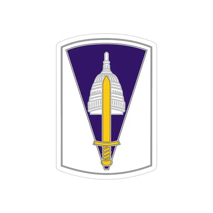 354 Civil Affairs Brigade 2 (U.S. Army) REVERSE PRINT Transparent Die-Cut STICKER - The Sticker Space