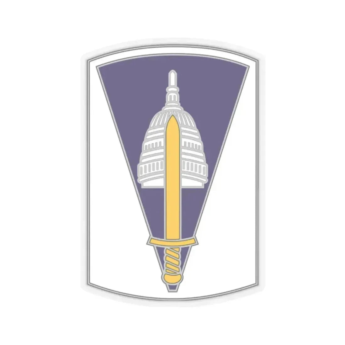 354 Civil Affairs Brigade 2 (U.S. Army) STICKER Vinyl Kiss-Cut Decal 2 Inch Transparent - The Sticker Space