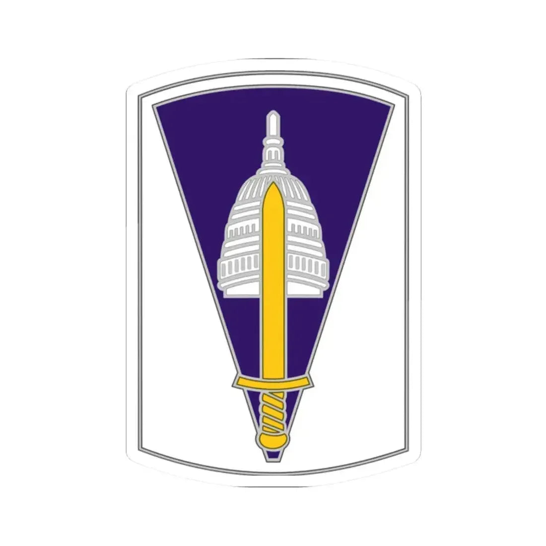 354 Civil Affairs Brigade 2 (U.S. Army) STICKER Vinyl Kiss-Cut Decal 2 Inch White - The Sticker Space
