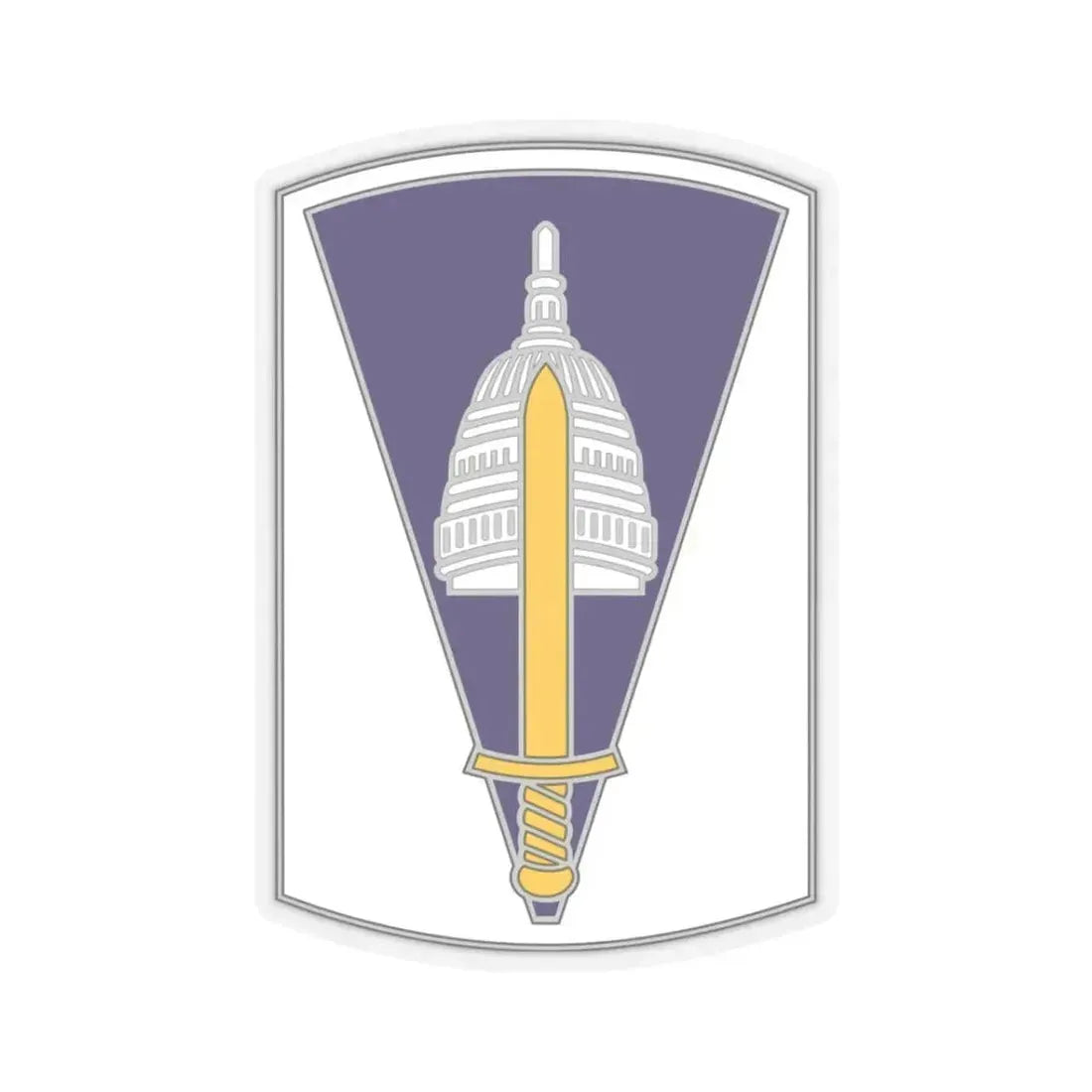 354 Civil Affairs Brigade 2 (U.S. Army) STICKER Vinyl Kiss-Cut Decal 3 Inch Transparent - The Sticker Space