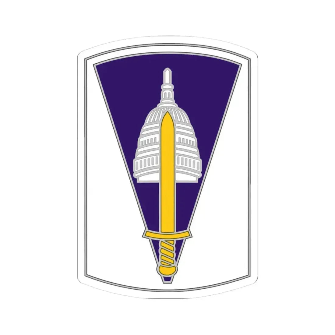 354 Civil Affairs Brigade 2 (U.S. Army) STICKER Vinyl Kiss-Cut Decal 3 Inch White - The Sticker Space