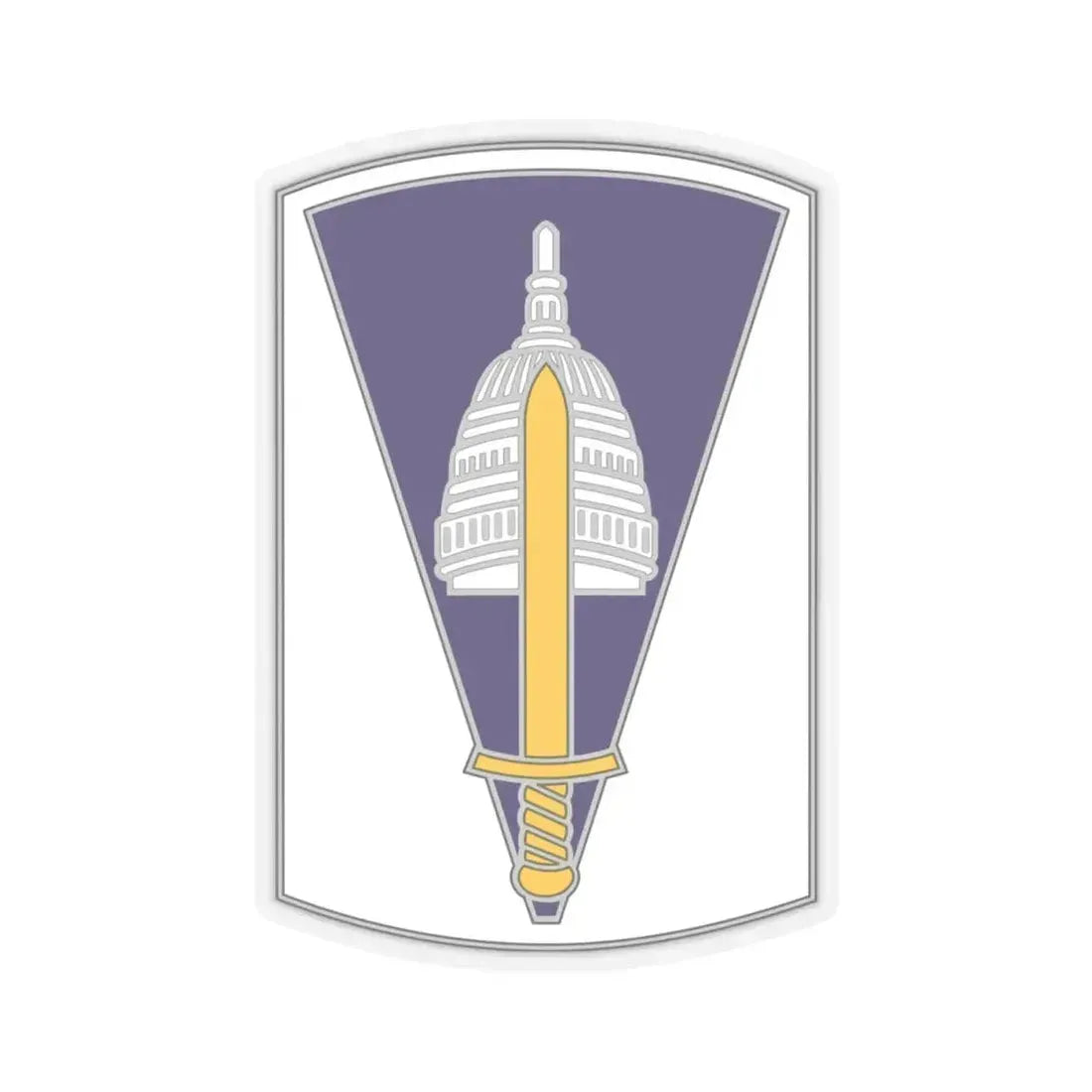 354 Civil Affairs Brigade 2 (U.S. Army) STICKER Vinyl Kiss-Cut Decal 4 Inch Transparent - The Sticker Space