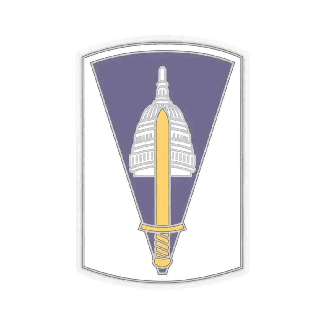 354 Civil Affairs Brigade 2 (U.S. Army) STICKER Vinyl Kiss-Cut Decal 6 Inch Transparent - The Sticker Space