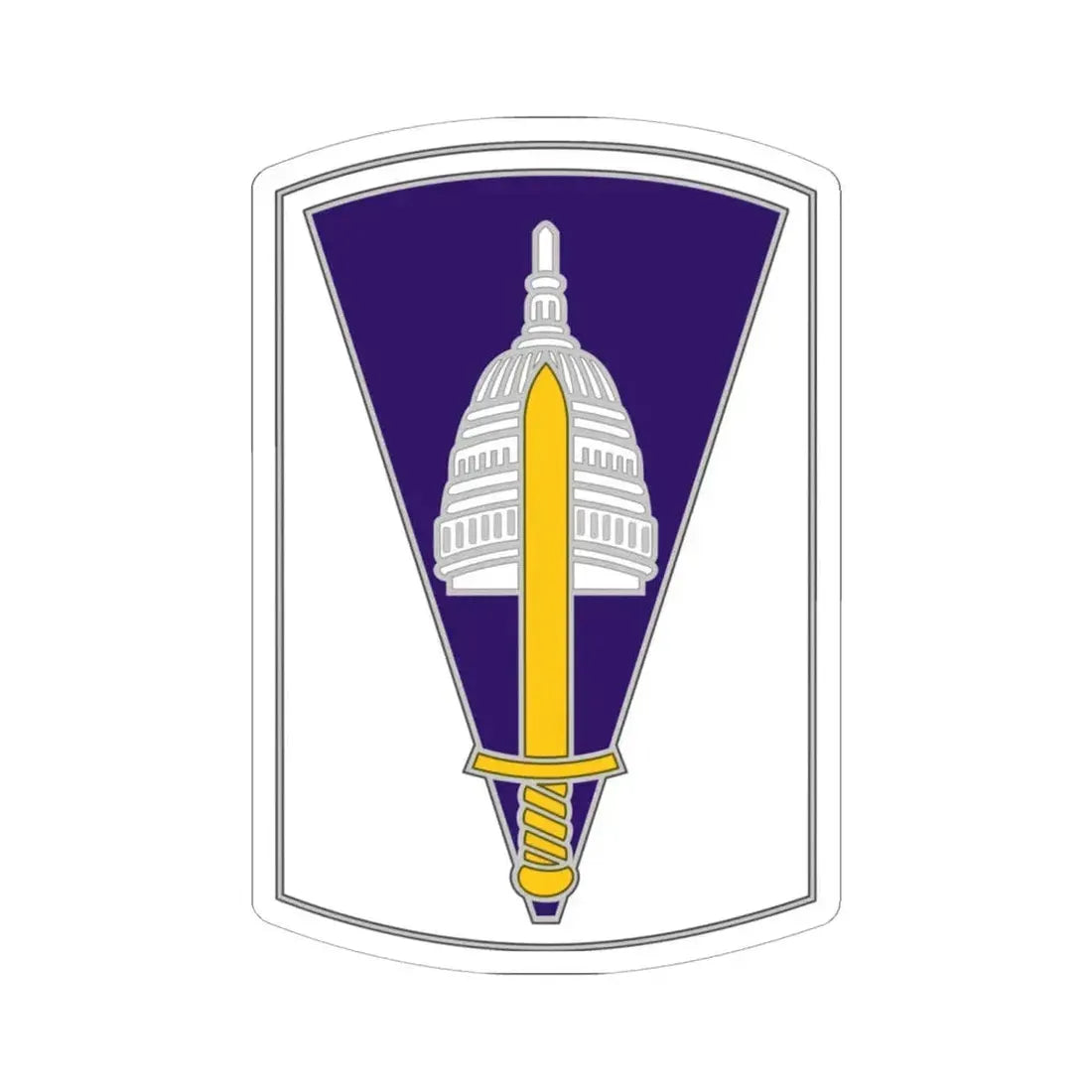 354 Civil Affairs Brigade 2 (U.S. Army) STICKER Vinyl Kiss-Cut Decal 6 Inch White - The Sticker Space