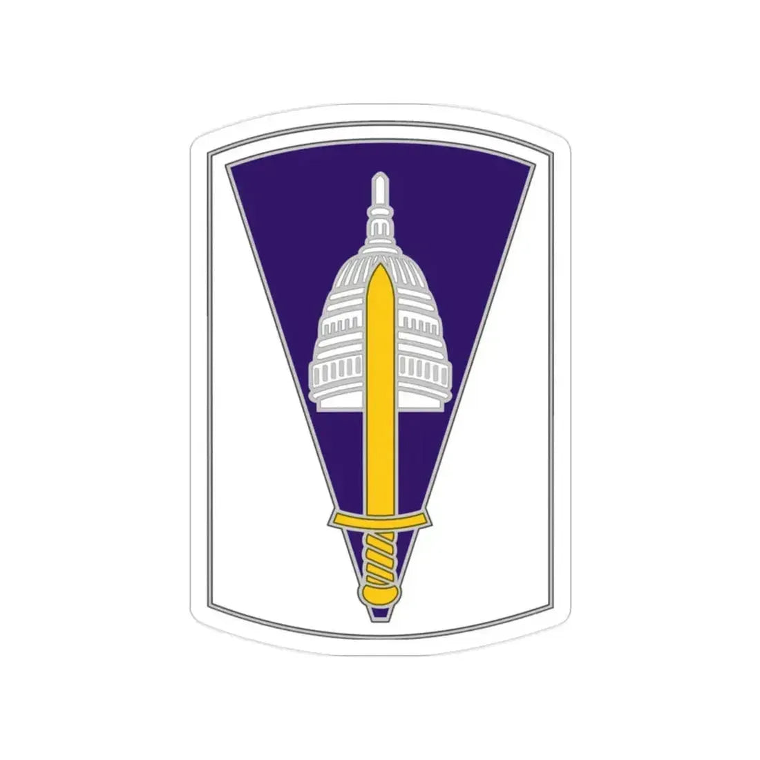 354 Civil Affairs Brigade 2 (U.S. Army) Transparent STICKER Die-Cut Vinyl Decal 2 Inch - The Sticker Space