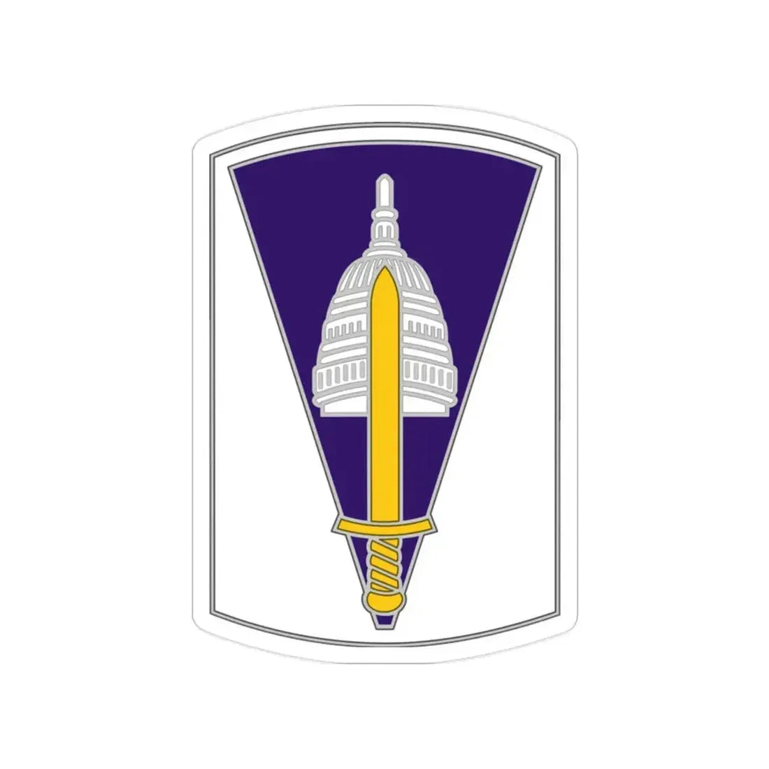 354 Civil Affairs Brigade 2 (U.S. Army) Transparent STICKER Die-Cut Vinyl Decal 2 Inch - The Sticker Space