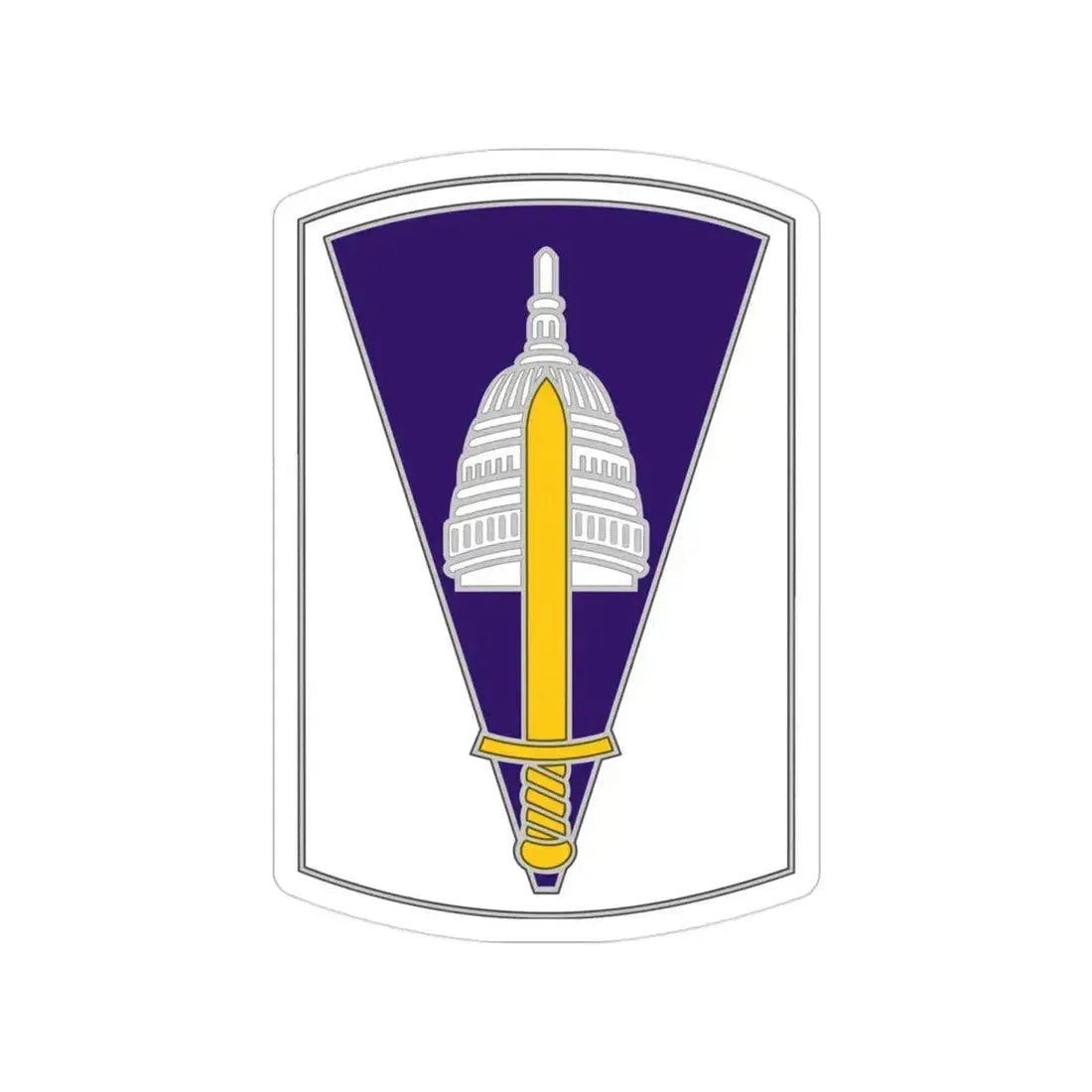 354 Civil Affairs Brigade 2 (U.S. Army) Transparent STICKER Die-Cut Vinyl Decal 3 Inch - The Sticker Space