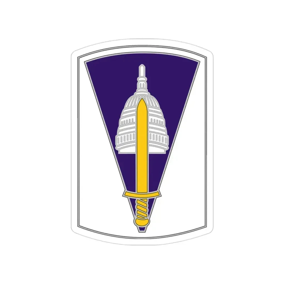 354 Civil Affairs Brigade 2 (U.S. Army) Transparent STICKER Die-Cut Vinyl Decal 3 Inch - The Sticker Space