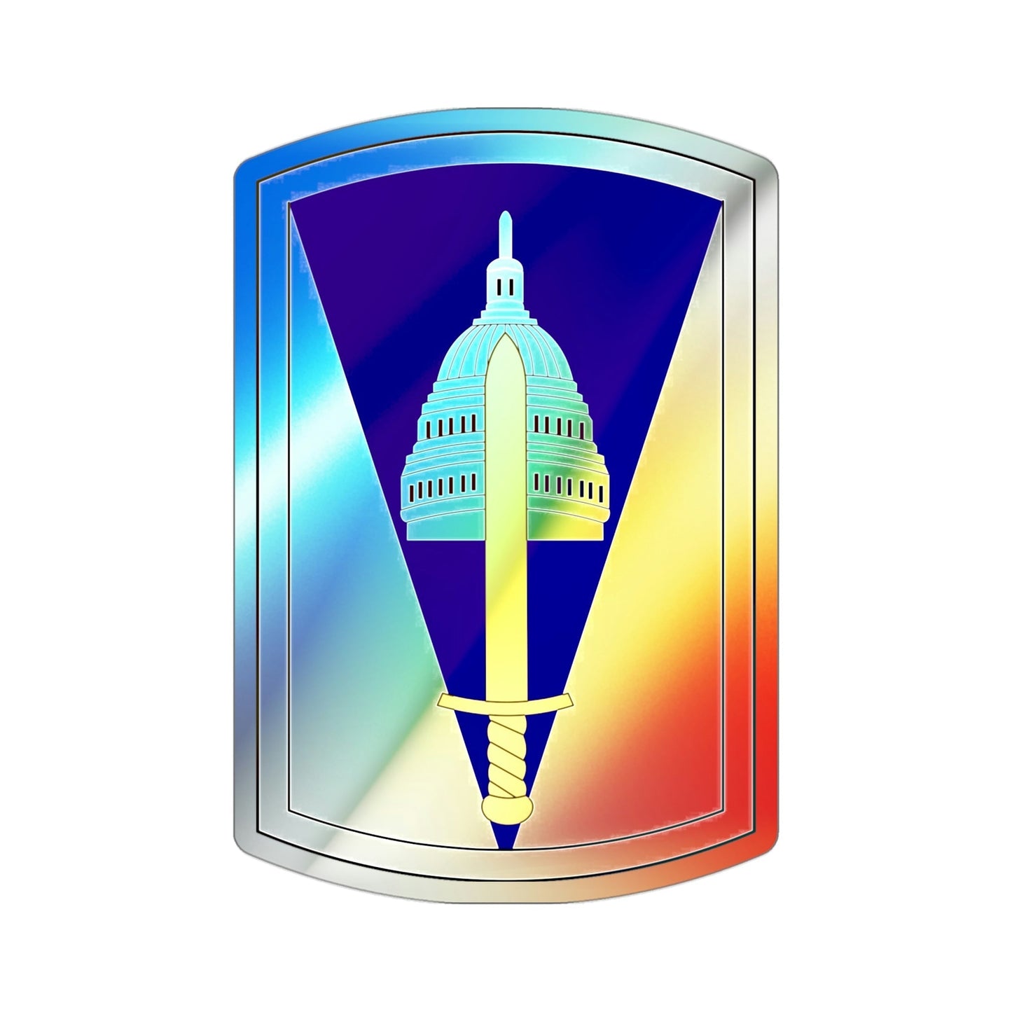 354 Civil Affairs Brigade (U.S. Army) Holographic STICKER Die-Cut Vinyl Decal-3 Inch-The Sticker Space