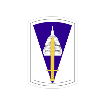 354 Civil Affairs Brigade (U.S. Army) REVERSE PRINT Transparent STICKER-2" × 2"-The Sticker Space