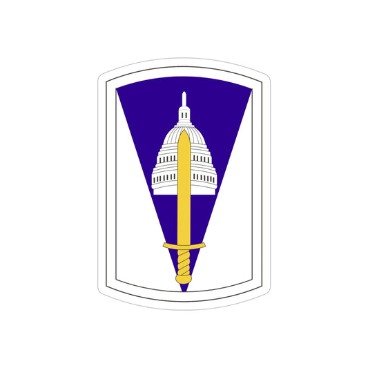 354 Civil Affairs Brigade (U.S. Army) REVERSE PRINT Transparent STICKER-6 Inch-The Sticker Space