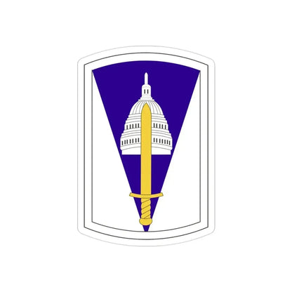 354 Civil Affairs Brigade (U.S. Army) REVERSE PRINT Transparent Die-Cut STICKER - The Sticker Space