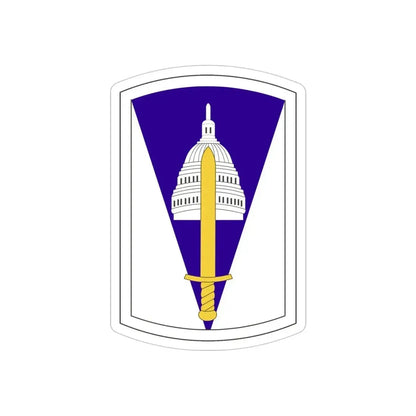 354 Civil Affairs Brigade (U.S. Army) REVERSE PRINT Transparent Die-Cut STICKER - The Sticker Space