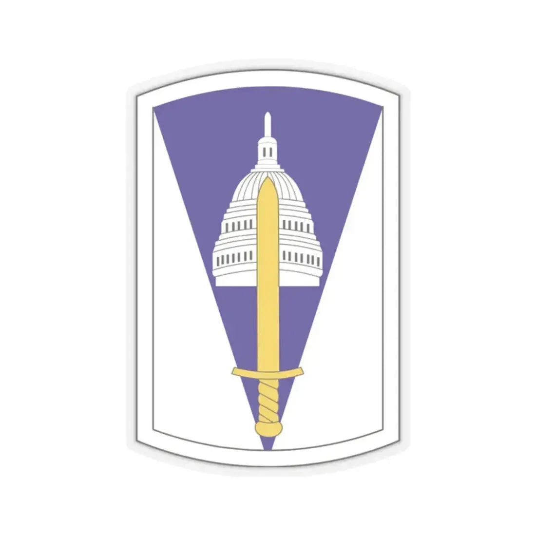 354 Civil Affairs Brigade (U.S. Army) STICKER Vinyl Kiss-Cut Decal 2 Inch Transparent - The Sticker Space
