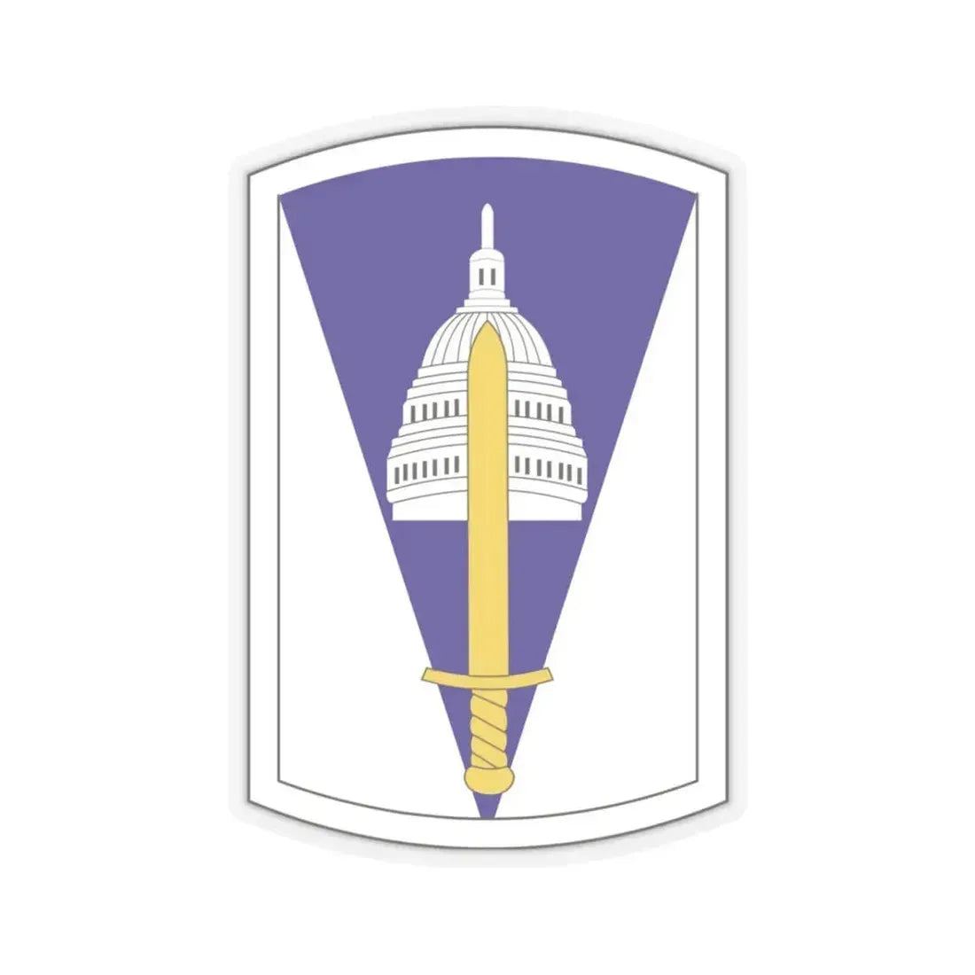 354 Civil Affairs Brigade (U.S. Army) STICKER Vinyl Kiss-Cut Decal 3 Inch Transparent - The Sticker Space