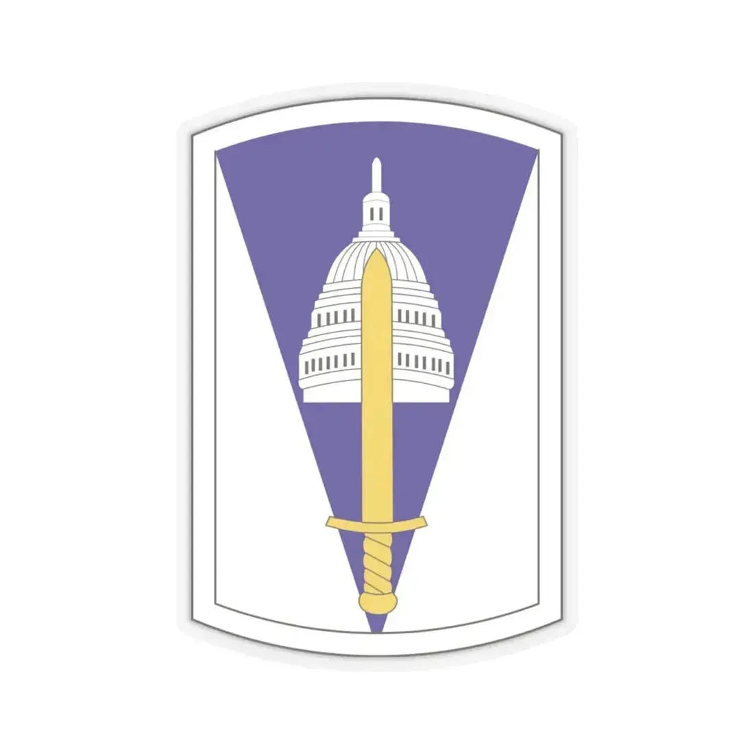 354 Civil Affairs Brigade (U.S. Army) STICKER Vinyl Kiss-Cut Decal 4 Inch Transparent - The Sticker Space