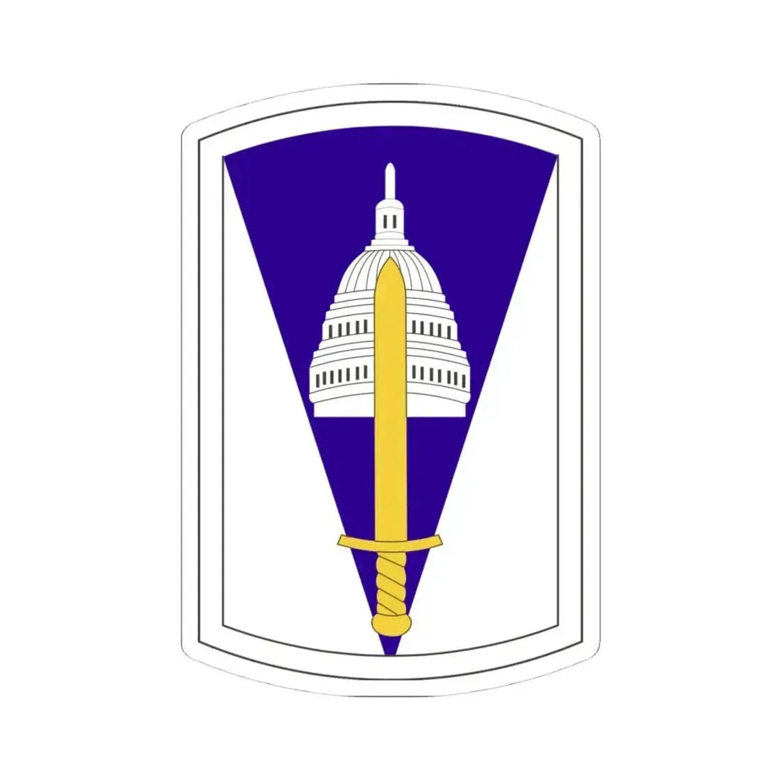 354 Civil Affairs Brigade (U.S. Army) STICKER Vinyl Kiss-Cut Decal 4 Inch White - The Sticker Space