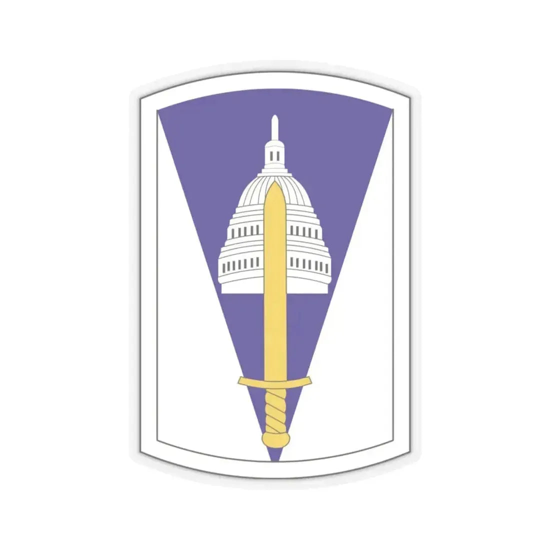 354 Civil Affairs Brigade (U.S. Army) STICKER Vinyl Kiss-Cut Decal 6 Inch Transparent - The Sticker Space