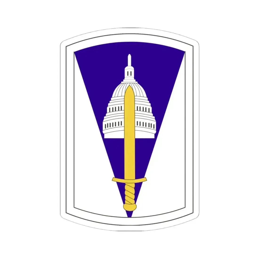 354 Civil Affairs Brigade (U.S. Army) STICKER Vinyl Kiss-Cut Decal 6 Inch White - The Sticker Space
