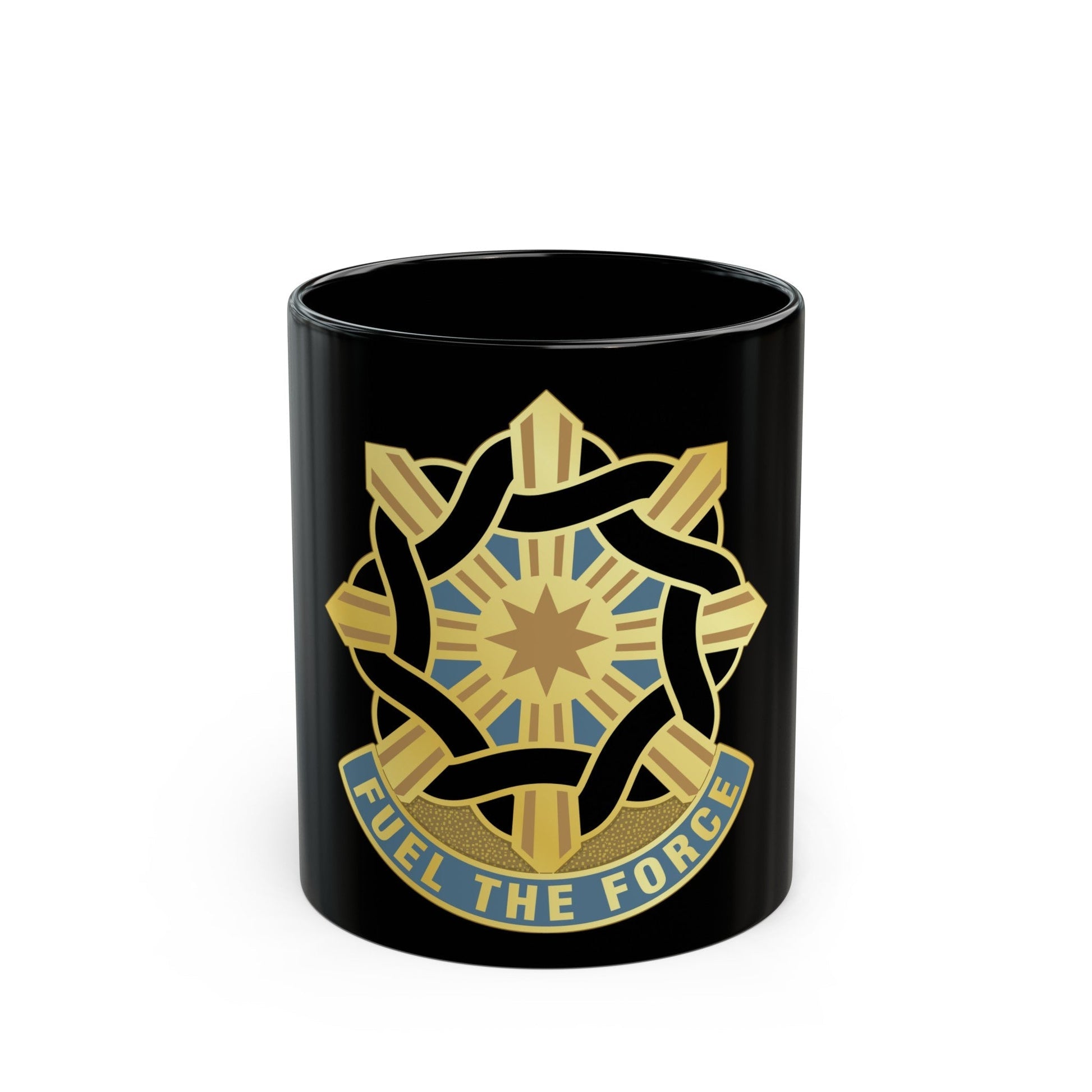 354 Quartermaster Group (U.S. Army) Black Coffee Mug-11oz-The Sticker Space