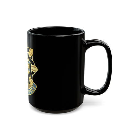 354 Quartermaster Group (U.S. Army) Black Coffee Mug-The Sticker Space