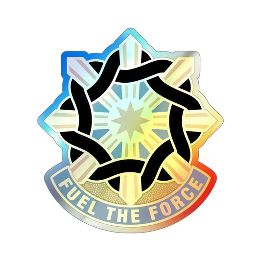 354 Quartermaster Group (U.S. Army) Holographic STICKER Die-Cut Vinyl Decal 6 Inch Holographic - The Sticker Space