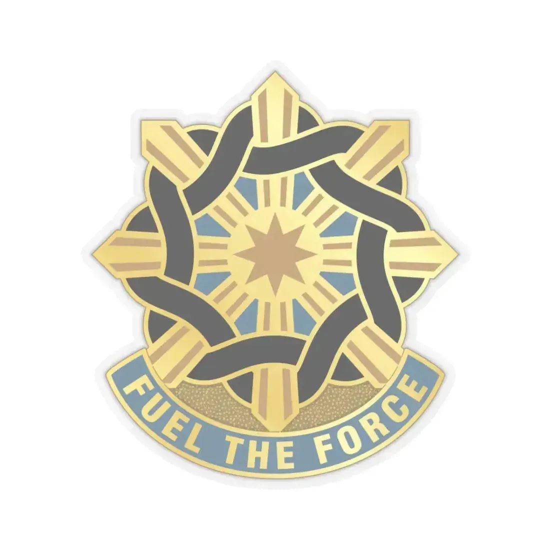 354 Quartermaster Group (U.S. Army) STICKER Vinyl Kiss-Cut Decal 3 Inch Transparent - The Sticker Space