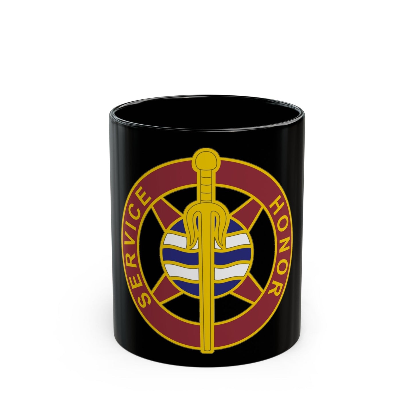 354 Transportation Battalion (U.S. Army) Black Coffee Mug-11oz-The Sticker Space