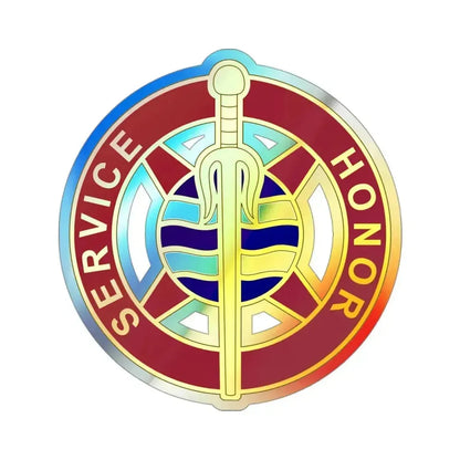 354 Transportation Battalion (U.S. Army) Holographic STICKER Die-Cut Vinyl Decal 3 Inch Holographic - The Sticker Space