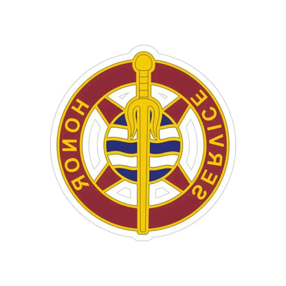 354 Transportation Battalion (U.S. Army) REVERSE PRINT Transparent Die-Cut STICKER 6 Inch Die-Cut Transparent - The Sticker Space