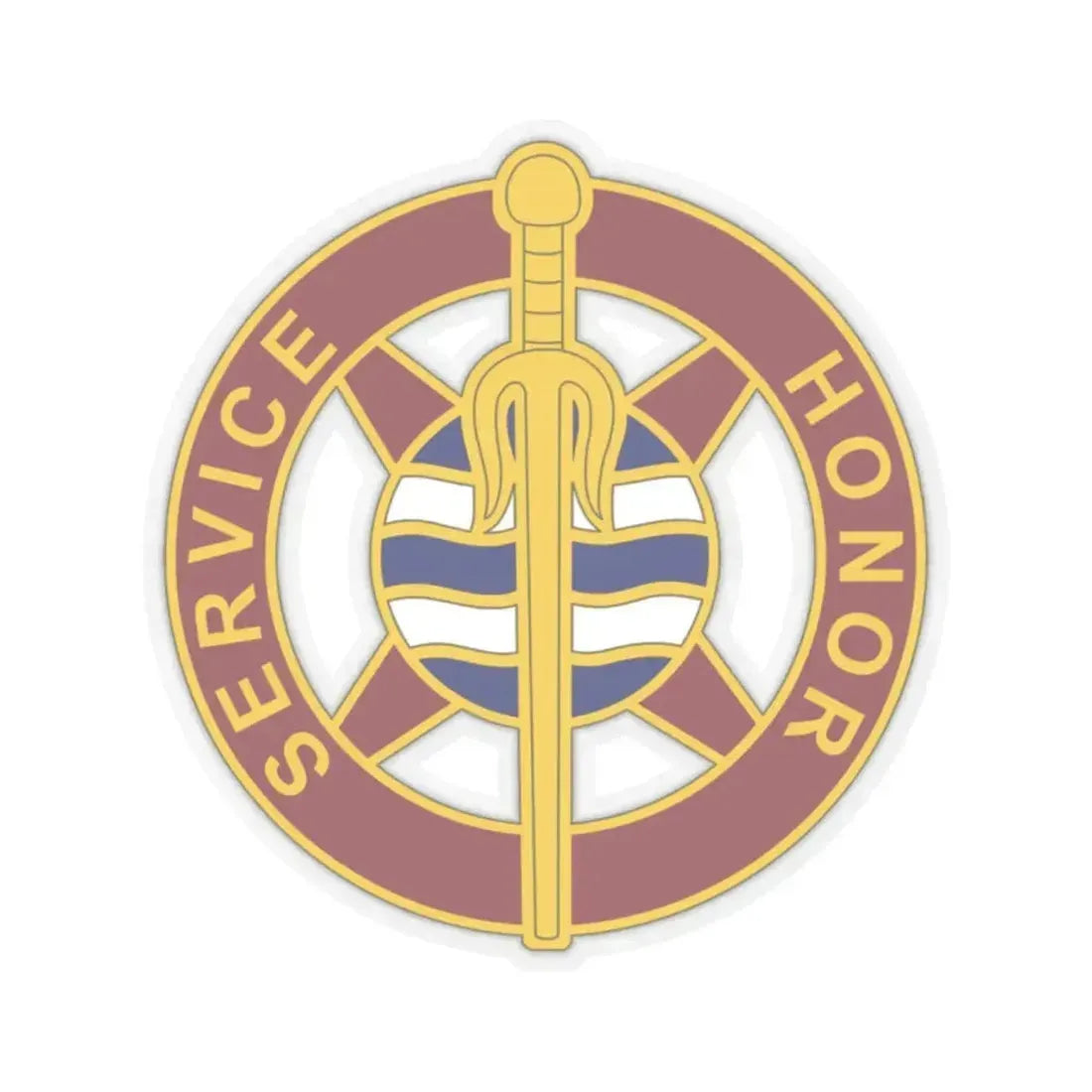 354 Transportation Battalion (U.S. Army) STICKER Vinyl Kiss-Cut Decal 2 Inch Transparent - The Sticker Space