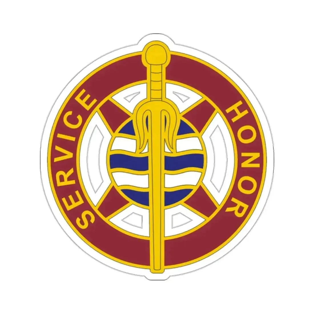 354 Transportation Battalion (U.S. Army) STICKER Vinyl Kiss-Cut Decal 2 Inch White - The Sticker Space