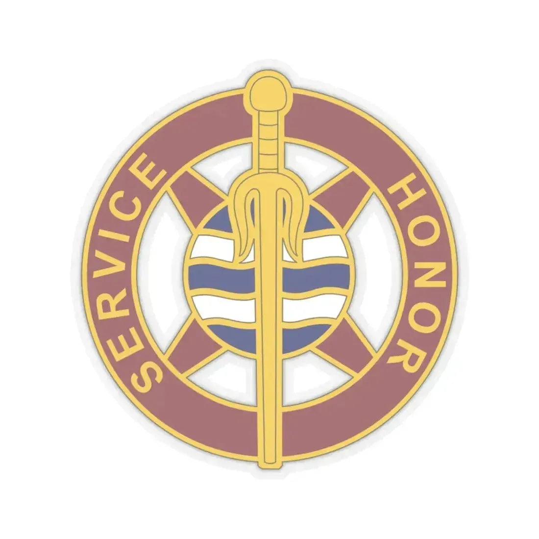 354 Transportation Battalion (U.S. Army) STICKER Vinyl Kiss-Cut Decal 6 Inch Transparent - The Sticker Space