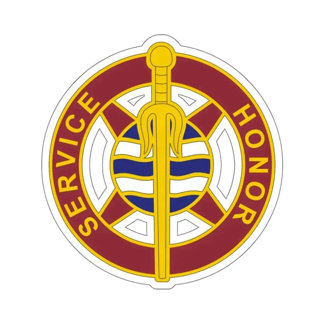 354 Transportation Battalion (U.S. Army) STICKER Vinyl Kiss-Cut Decal 6 Inch White - The Sticker Space