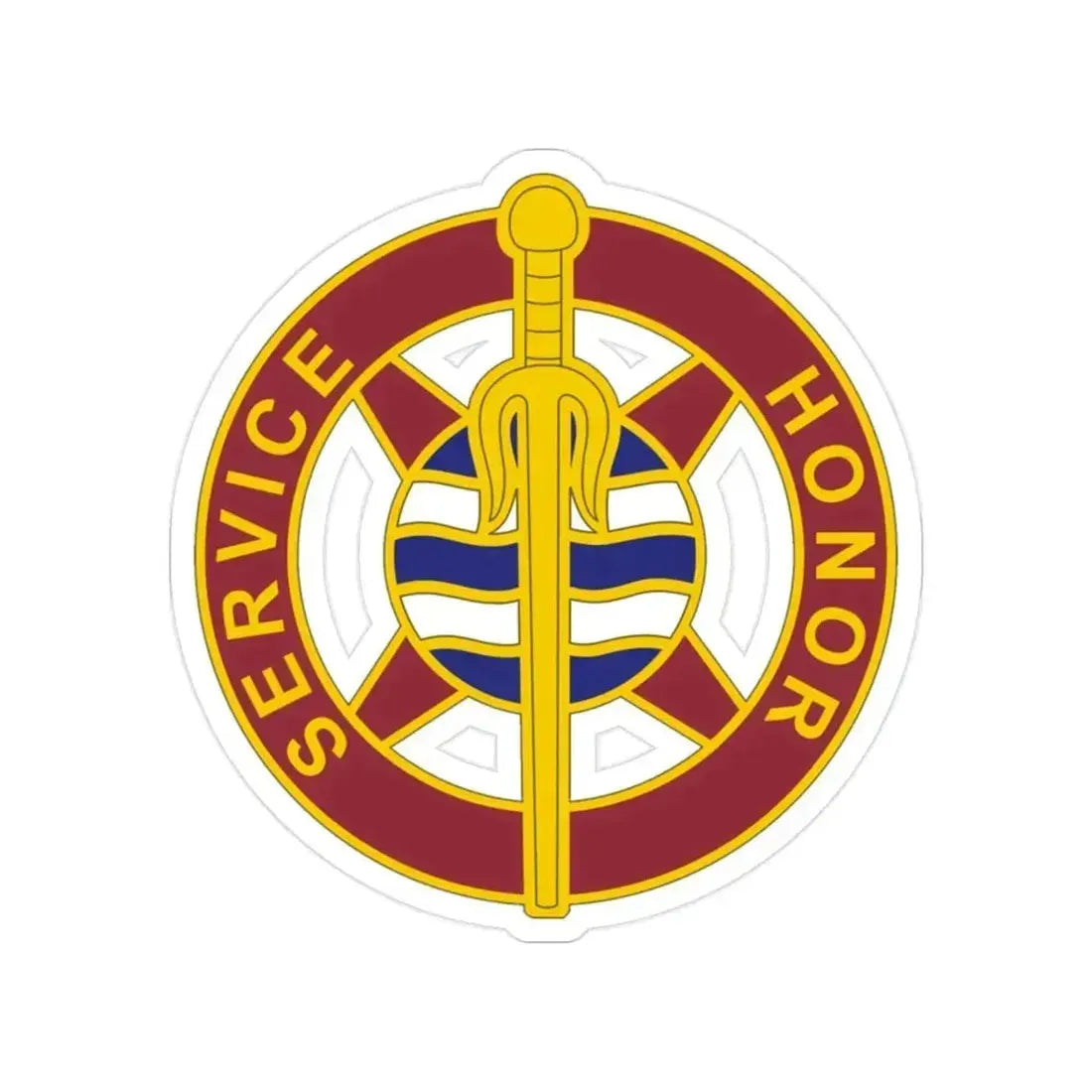 354 Transportation Battalion (U.S. Army) Transparent STICKER Die-Cut Vinyl Decal 2 Inch - The Sticker Space