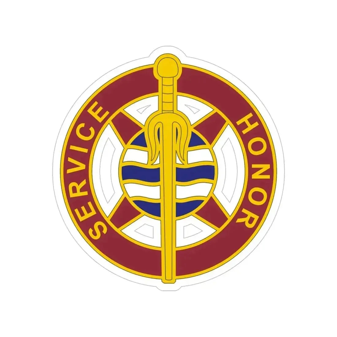 354 Transportation Battalion (U.S. Army) Transparent STICKER Die-Cut Vinyl Decal 5 Inch - The Sticker Space