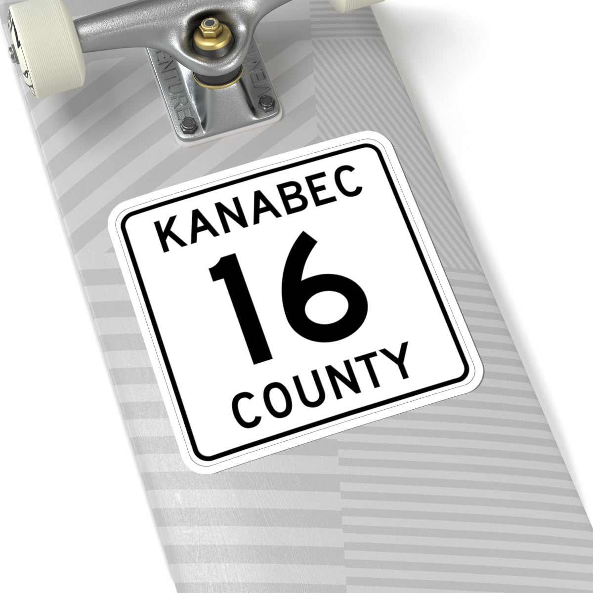 Kanabec County 16 MN (Minnesota) (Road Sign) STICKER Vinyl Kiss-Cut Decal